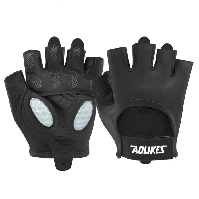 Pair of Breathable Workout Gloves Enhance Grip & Protect Palms For Gym & Weight Lifting