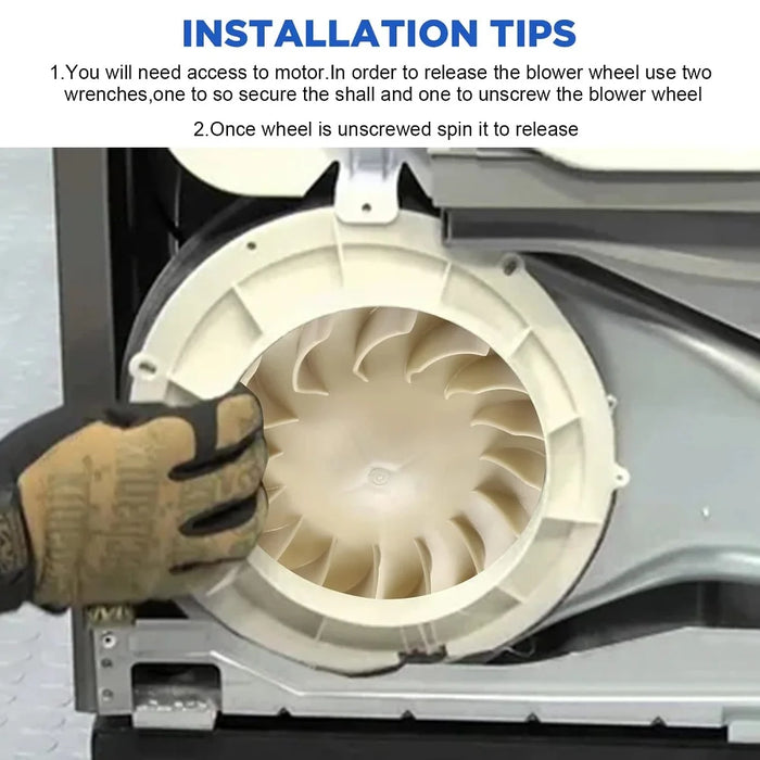 694089 Dryer Blower Wheel For Kenmore & Whirlpool Dryers - Replaces 279500 279711 299678 338840 Ap6010602