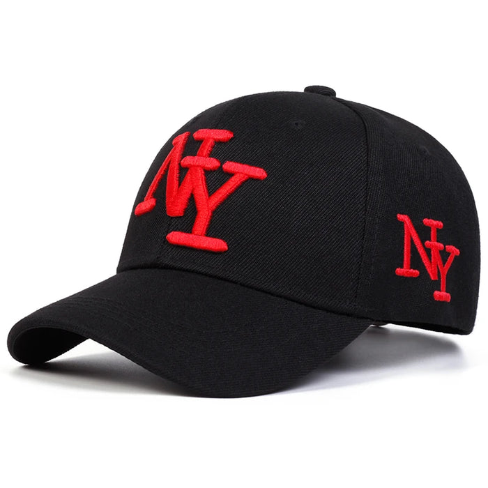 Ny Letter Embroidery Baseball Cap Adjustable Sun Hat