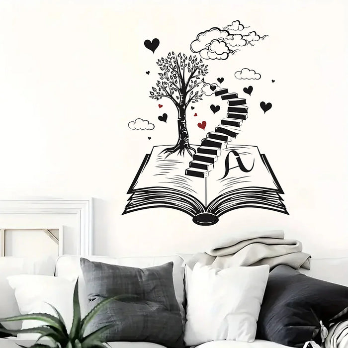 Fairy Tale Staircase Wall Stickers For Kids Room Decor