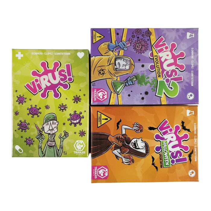 Contagious Fun Virus 1 2 3 Board Game (Spanish / English)