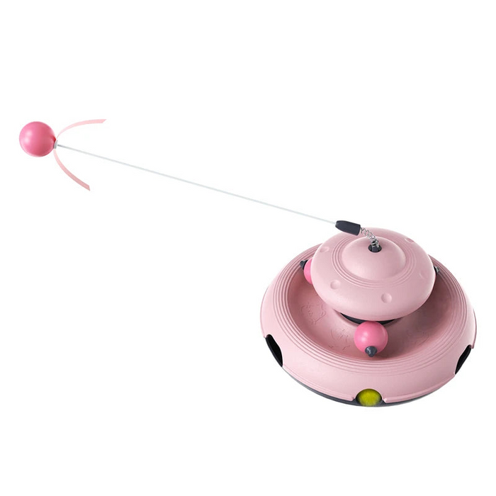 Interactive Cat Ball Toy Teaser High Frequency Swings Kitten Play