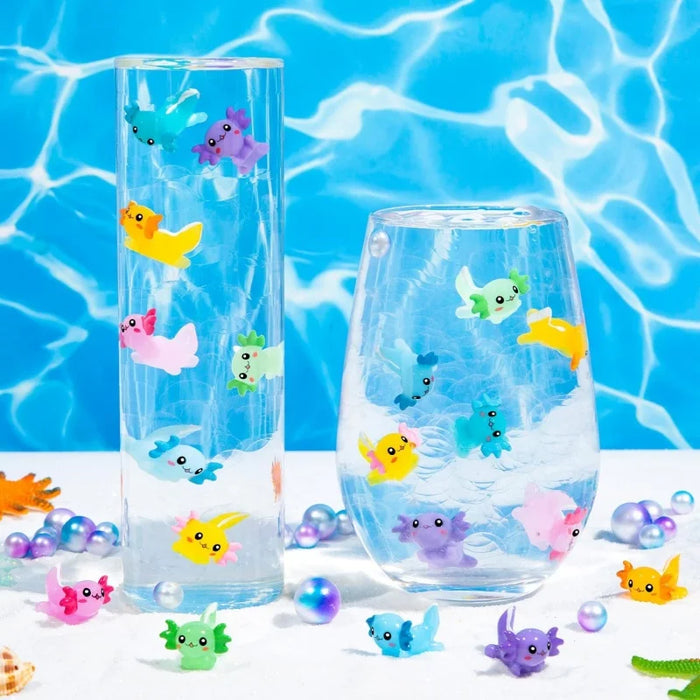 35 Mini Resin Axolotl Figurines For Diy Craft And Decor