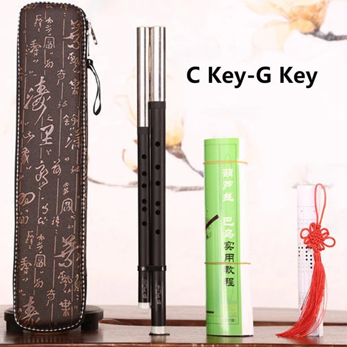 Traditional Double Tube Bawu Flute For Adults