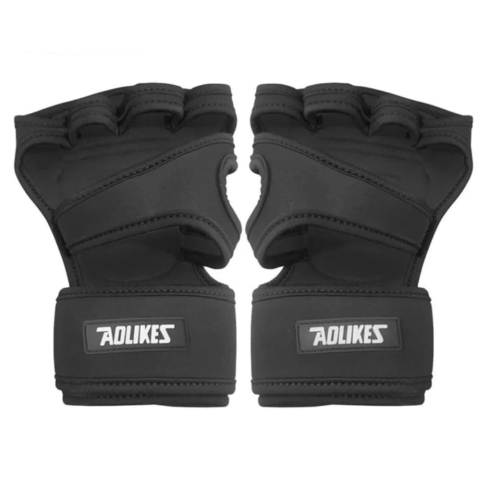 Pair of Crossfit Workout Gloves With Wrist Support