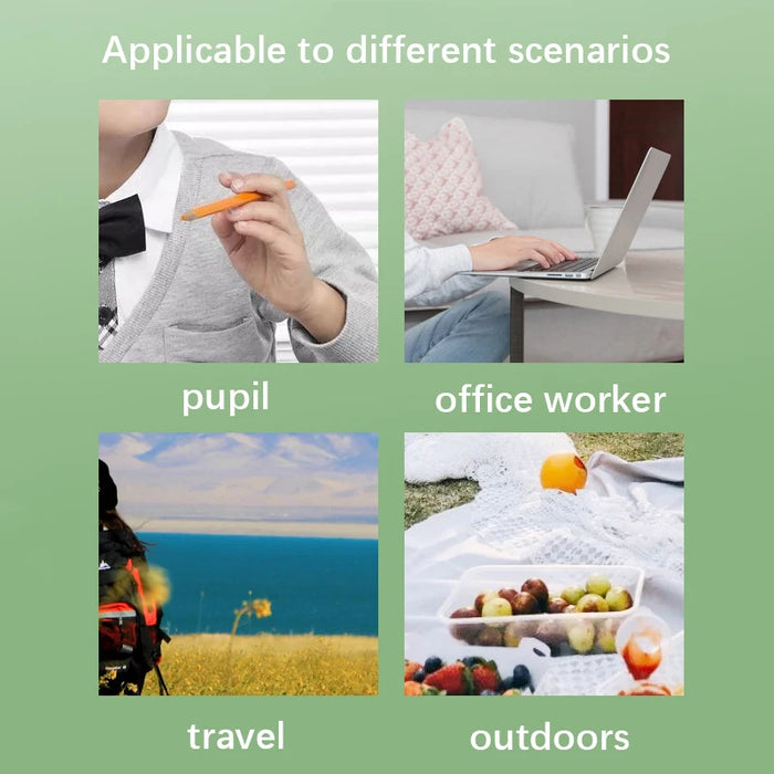 4 Piece Stainless Steel Cutlery Set For School Travel Camping Work