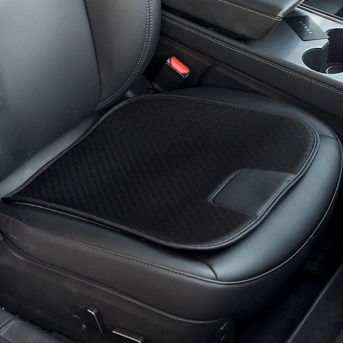 Breathable Ice Silk Car Seat Cushion Single Front Protector For Driver Summer Cool Accessory