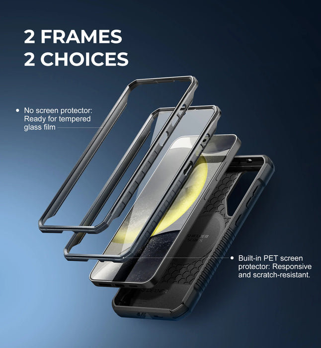 For Samsung Galaxy S24 + Plus Magsafe Shockproof Rugged Bumper Case Protective With Built In Screen Protector