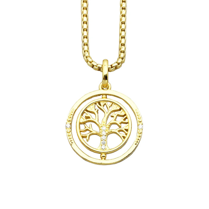 925 Sterling Silver Romantic Gift Life Tree Necklace Fine Jewelry For Women