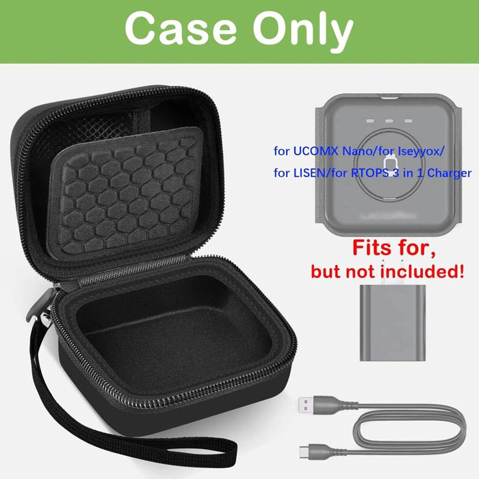 Carrying Case For Iseyyox Ucomx Nano 3 In 1 Foldable Magnetic Wireless Charger Dock Also Holds For Apple Magsafe Duo