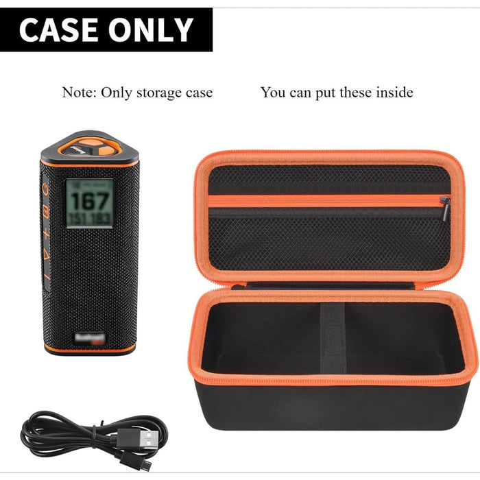 Carrying Case Compatible With Bushnell Golf For Wingman View Golf Gps Speaker Range Finder Travel Storage Holder