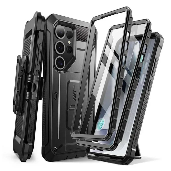 For Samsung Galaxy S25 Ultra Case Full Body Rugged Phone Cover With Built-In Screen Protector