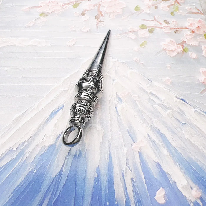 925 Sterling Silver Mystical Cone Pendant Winter Ornaments Ethnic Fine Jewelry Rebel Gift For Women & Men