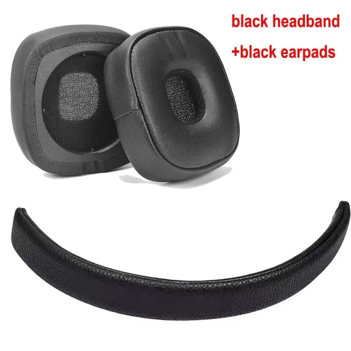 Pair of Soft Leather Ear Pads For Marshall Major 5 V Headphones Memory Foam Cushions