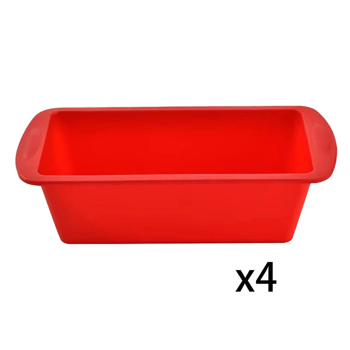 4 Piece Silicone Easter Bread Mold Set For Diy Baking