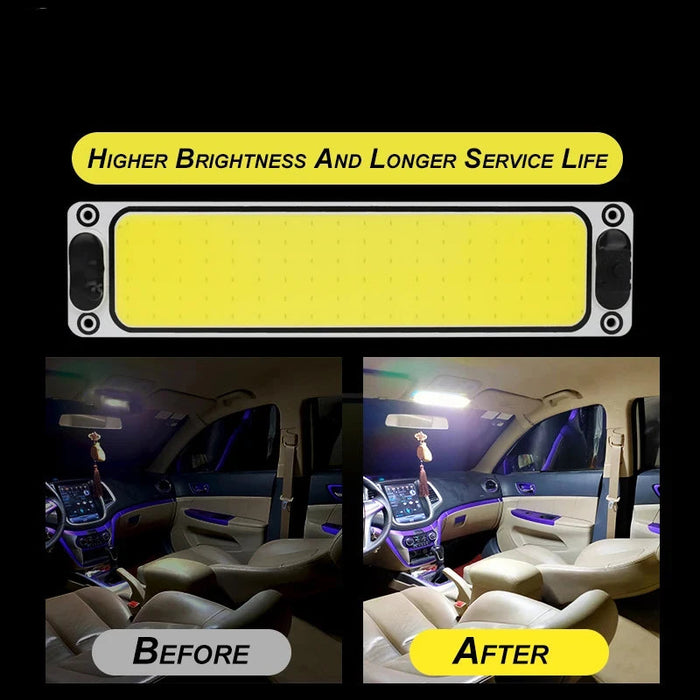 12-24V Led Car Interior Strip Light With On / Off Switch