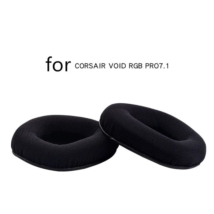 Pair of Memory Foam Earpads For Corsair Void Pro Elite Rgb Wireless Headset