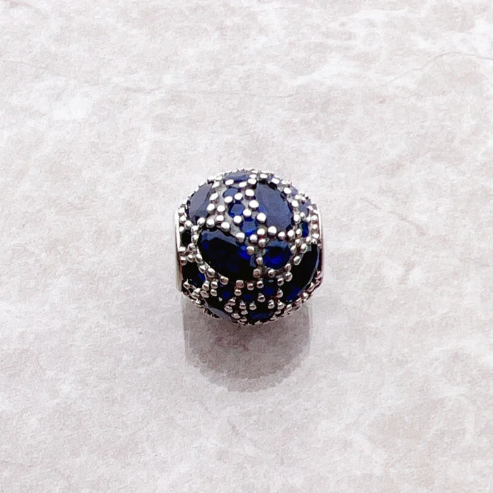 925 Sterling Silver Deep Ocean Bead Charm For Women Romantic Gift Karma Jewelry