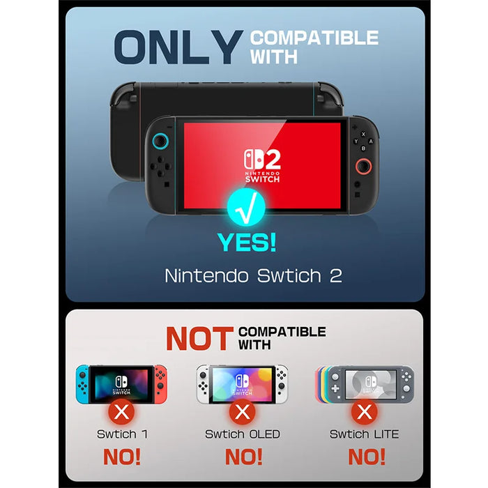 For Nintendo Switch 2 2025 Joy-Con Controller Wear Resistant Game Switch Controller Handle Case Kit