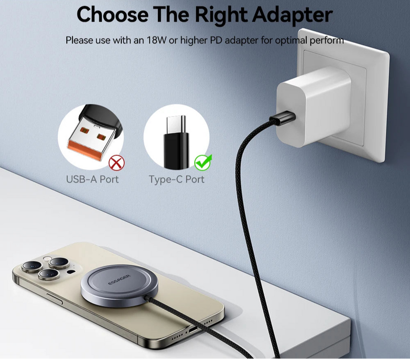 Ture 15W Magnetic Qi2 Wireless Charger For Iphone 16 Pro Max Samsung S23 Fast Charging For Magsafe Wireless Charging Pad