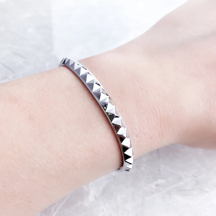 925 Sterling Silver Stylish Bangle Studs For Women