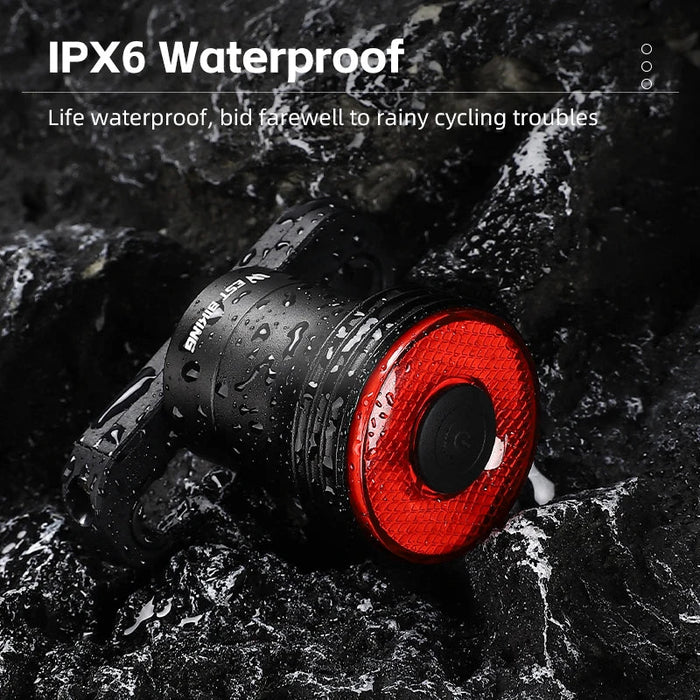 Smart Sensing Bike Tail Light Waterproof & Usb Charging