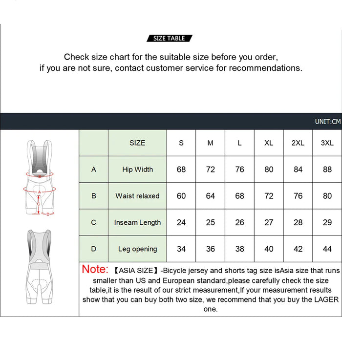 Men's Cycling Bib Shorts With 6 Hour Padding