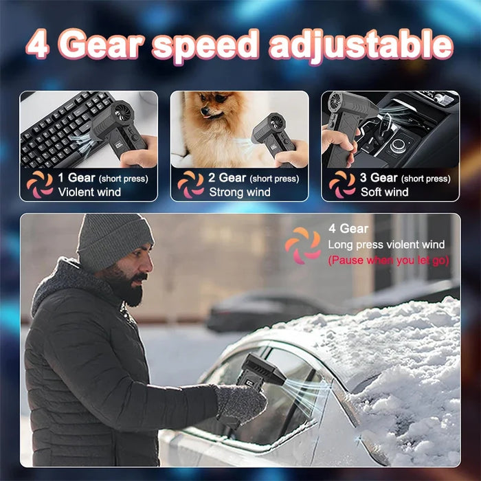 180000 Rpm Mini Brushless Turbo Jet Fan 52M / S High Speed Blower