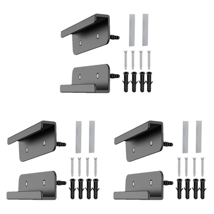 2Pc Universal Wall Mounted Tablet Stand Holder Wall Mount Bracket Fixed By Adhesive Or Screw Stabilizer Tablet Holder For Tablet