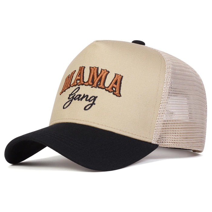 Embroidered Mama Baseball Cap Adjustable Sun Hat For Spring & Summer