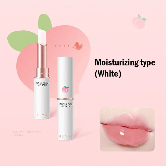 Peach Lip Balm Colour Change Plumper Moisturizer