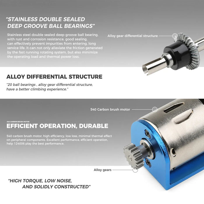 1/12 Rc Car 4x4 Off Road Truck LED Lights