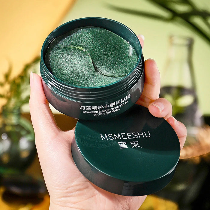 60 Piece Seaweed Gold Collagen Eye Mask For Dark Circles & Bags