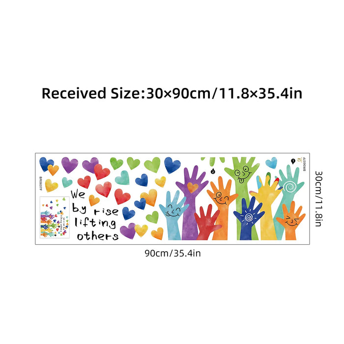 Colourful Love Doodle Wall Stickers For Kids Room Decor