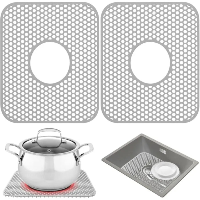 Non Slip Silicone Sink Protectors For Stainless Steel Sinks