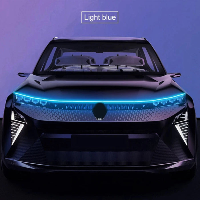 12V Led Car Hood Decorative Light Strip Waterproof Daytime Running Lamp