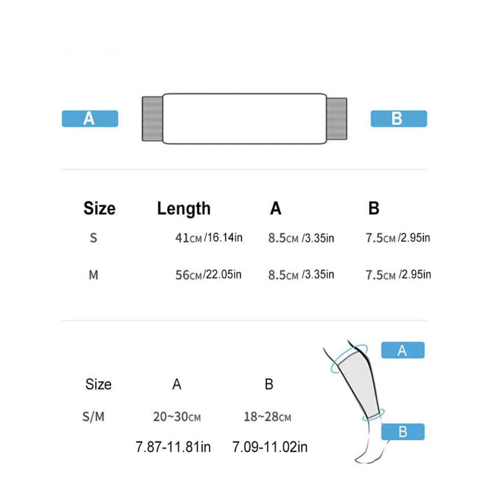 Pair of Leg Compression Sleeves For Pain Relief