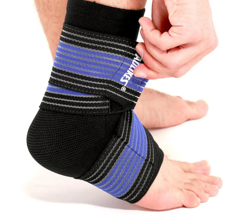 Sports Ankle Strain Wrap Elastic Support Brace For Fitness & Running