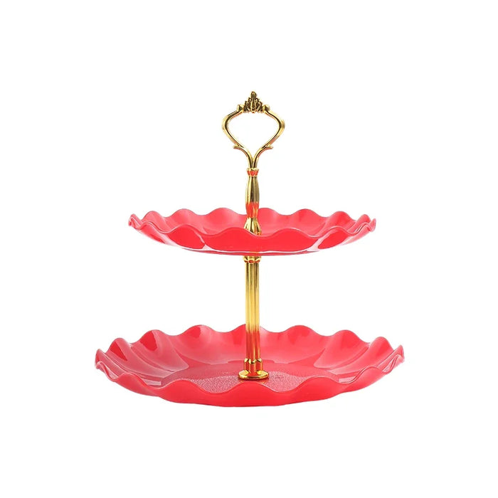 European Three Layer Cake Stand For Weddings And Parties