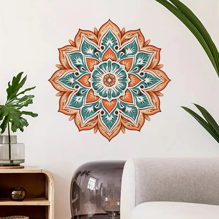 Flower Mandala Wall Sticker For Living Room Decor