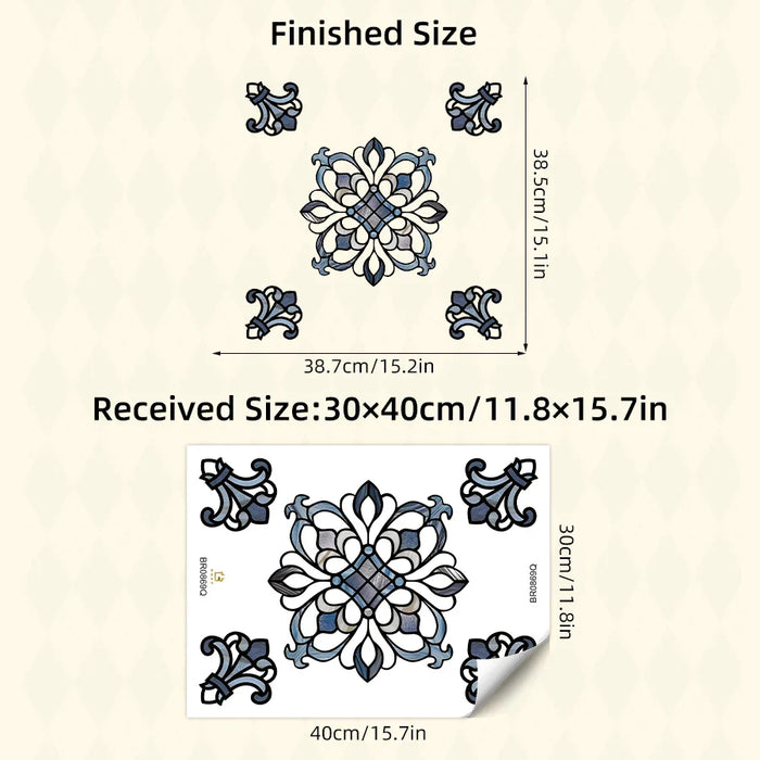 1Pc Moroccan Geometric Window Sticker For Home Decor