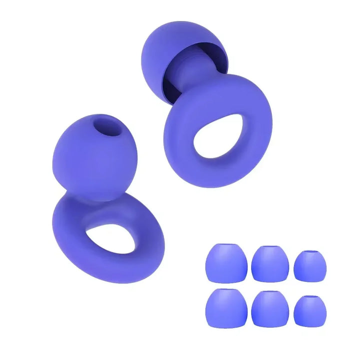 Soft Reusable Ear Plugs For Sleep Swim Work Noise Reduction
