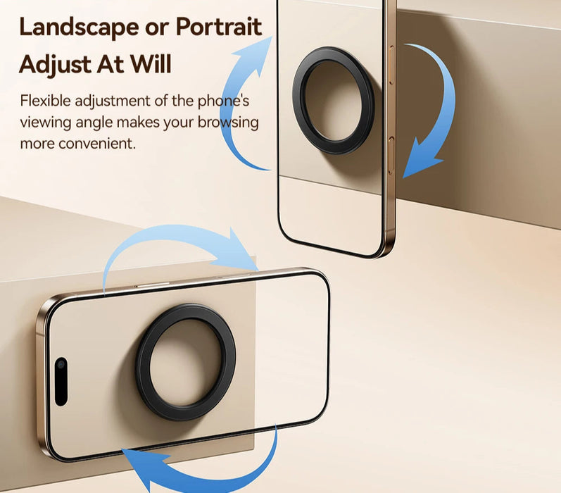 Magnetic Metal Ring For Magsafe Iphone 16 15 14Pro Android Phones Plate Sticker Rings For Magsafe Wireless Charger Stand