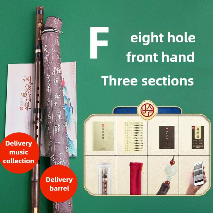 Professional Purple Bamboo Flute For Adults And Beginners