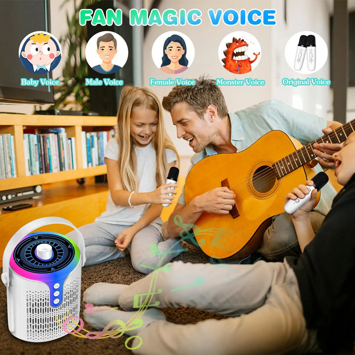 Wireless Karaoke Machine For Adults & Kids Portable Pa System With Mic & Tws Speaker