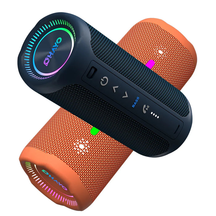 Waterproof Bluetooth Speakers With Party Lights