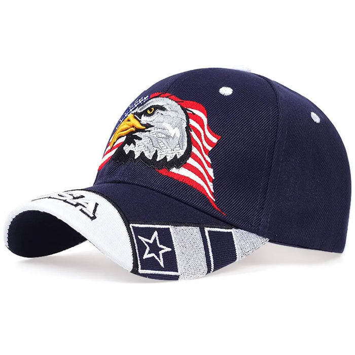 Usa Eagle Embroidered Baseball Cap Adjustable Sun Hat
