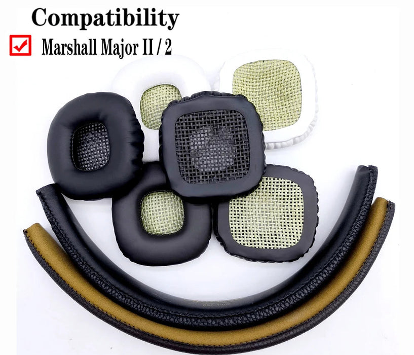Pair of Replacement Headband / Earpads For Marshall Major Ii 2 Headphones