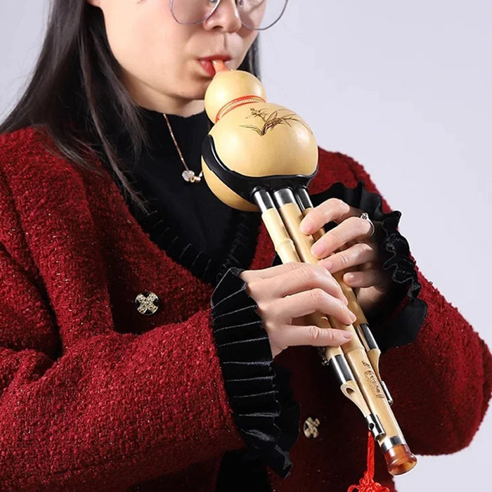 Handmade Bamboo Hulusi Flute For Adults & Children