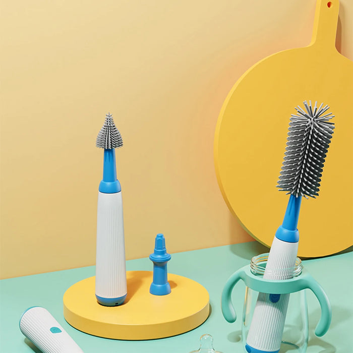 Silicone Cordless Baby Bottle Brush With Extensions